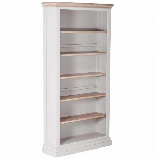 2 Wicker Basket Storage Canterbury White Painted Oak Small