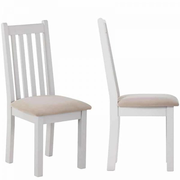 Akora Painted Dining Chair Platinum Seat
