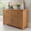 Breeze Collection Solid Oak Sideboard