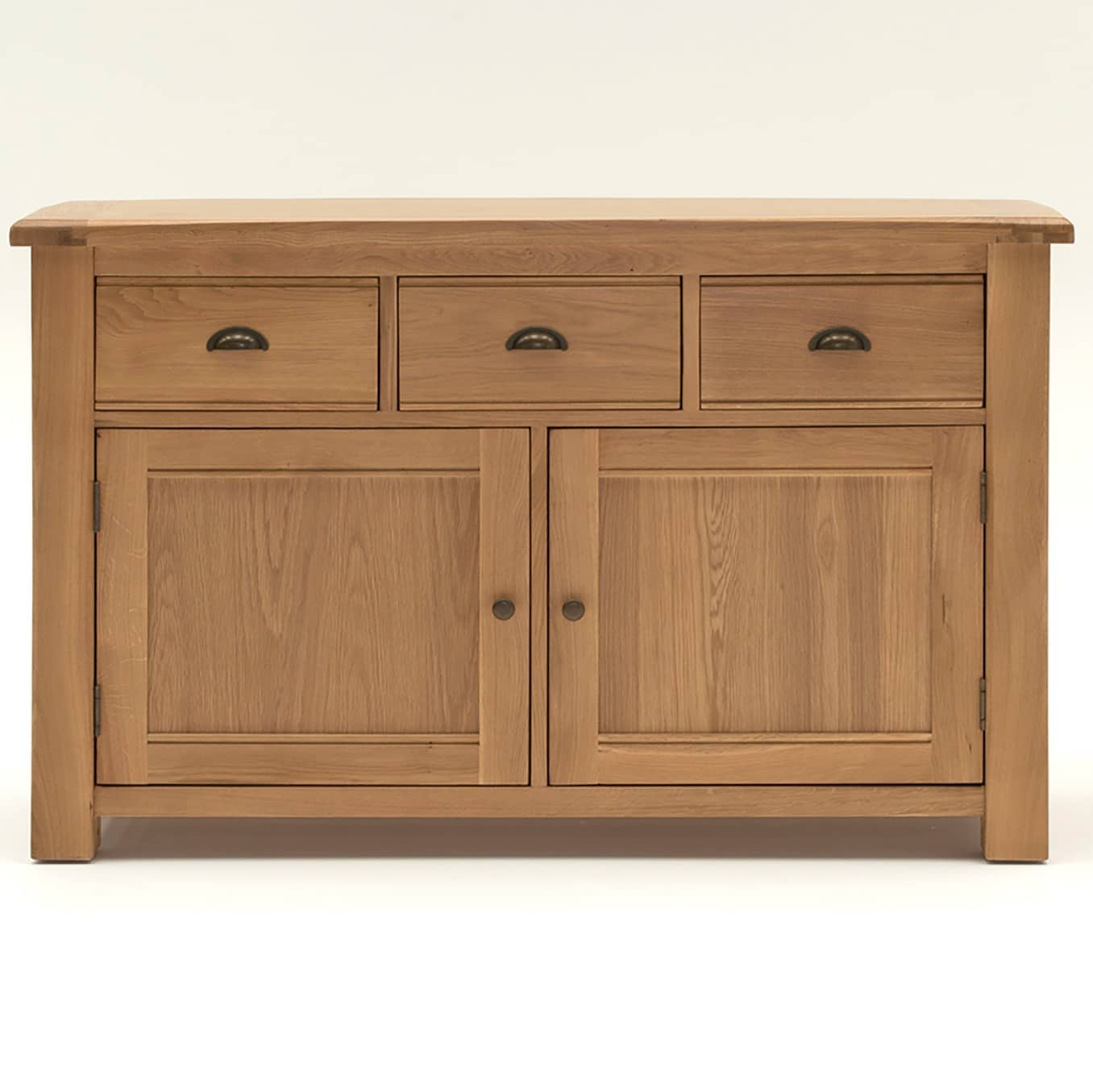 Breeze Oak Sideboard With 3 Drawers
