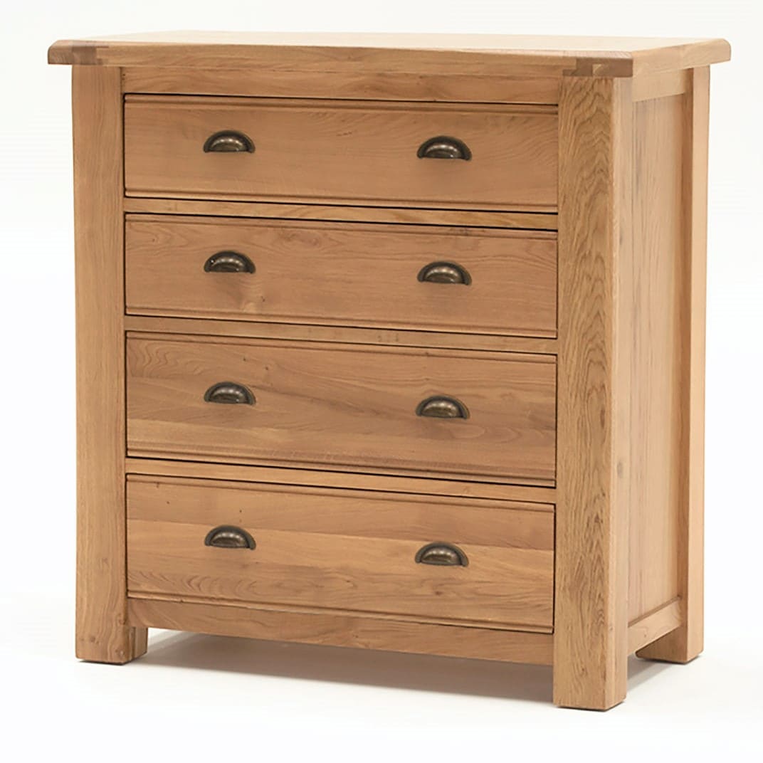 Breeze Collection Solid Oak Chest Of Drawers Only Oak Furniture 
