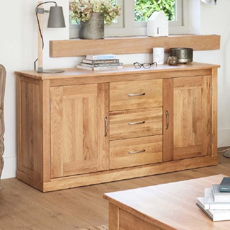 Mobel Oak Large Sideboard | Discounted Oak Furniture | Save £s On SRP