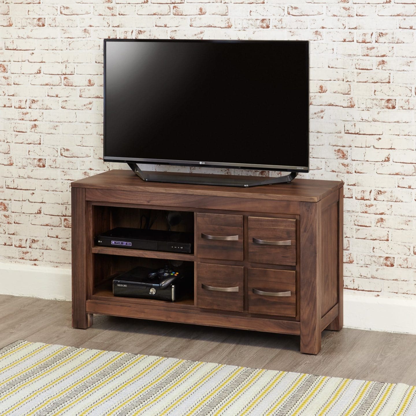 Mayan Walnut Small TV Only Oak Furniture
