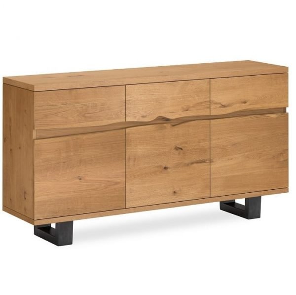 Oak Mill Sideboard Metal Leg Only Oak Furniture Only Oak