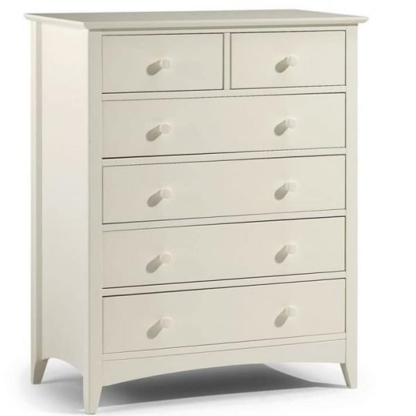 Diana White Painted Furniture Large Chest of Drawers