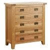 Vancouver Oak Chest of Drawers