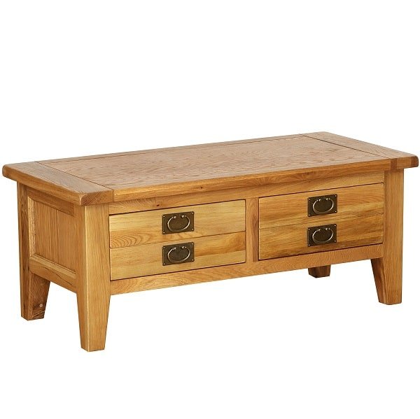 Vancouver Oak 2 Drawer Coffee Table