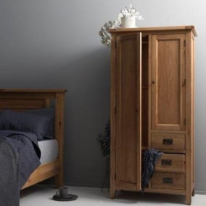 Vancouver Oak Wardrobe Only Oak Furniture 100 Solid Oak From