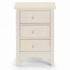 cameo 3 drawer bedside front