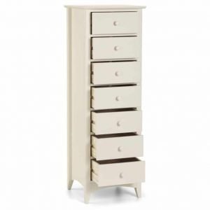 cameo 7 drawer narrow chest angle