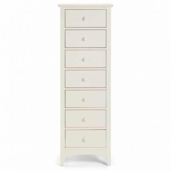 cameo 7 drawer narrow chest front