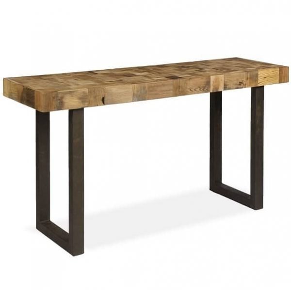 Boston Relcaimed Mosaic Console Table Only Oak Furniture