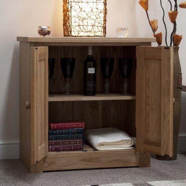 Burniston Oak Printer Cabinet Free Delivery Buy Now Only Oak