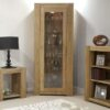 Ilton Oak Display Cabinet - Bookcase