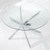 Daytona 110cm Glass Dining Table PT31090 Aerial View