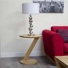 Z Solid Oak Furniture Modern Lamp Table