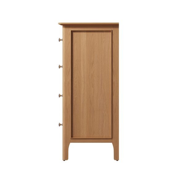 Katarina Oak 2 over 3 Chest of Drawers side scaled