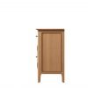 Katarina Oak 3 Door Sideboard side scaled