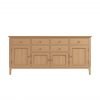 Katarina Oak 4 Door Sideboard front scaled