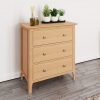 Katarina Oak Chest of 3 Drawers scaled