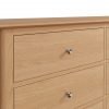 Katarina Oak Chest of 6 Drawers close scaled