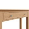 Katarina Oak Console table drawers scaled