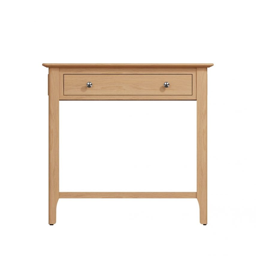 Katarina Oak Console table front scaled