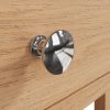 Katarina Oak Console table knob scaled