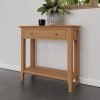 Katarina Oak Console table scaled