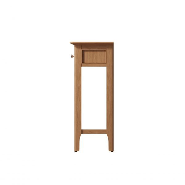 Katarina Oak Console table side scaled