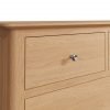 Katarina Oak Extra Large 2 over 3 Chest of Drawers close scaled