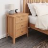 Katarina Oak Extra Large Bedside Table scaled