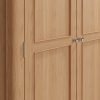 Katarina Oak Full Hanging Wardrobe close scaled