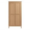 Katarina Oak Full Hanging Wardrobe front scaled