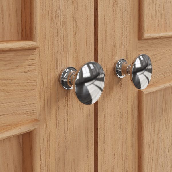 Katarina Oak Full Hanging Wardrobe knob scaled