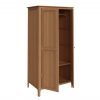 Katarina Oak Full Hanging Wardrobe open scaled