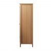 Katarina Oak Full Hanging Wardrobe side scaled