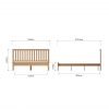 Katarina Oak King Size Bed dims scaled