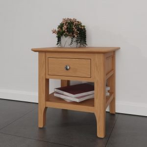 Katarina Oak Lamp table scaled