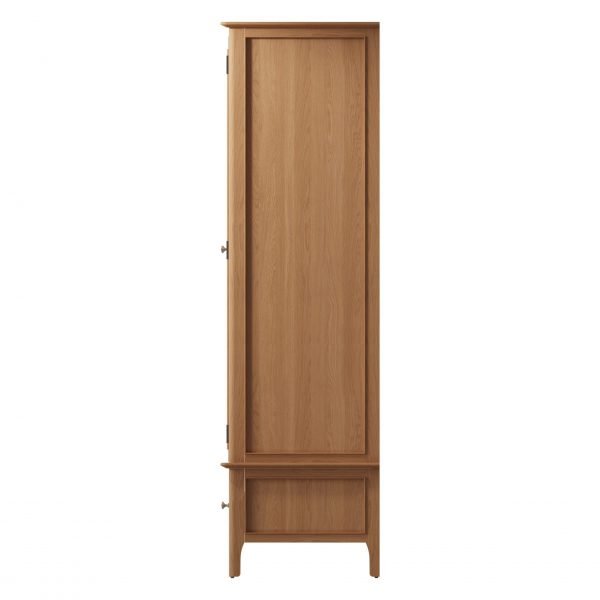 Katarina Oak Large 2 Door Wardrobe side scaled