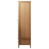 Katarina Oak Large 3 Door Wardrobe Side scaled