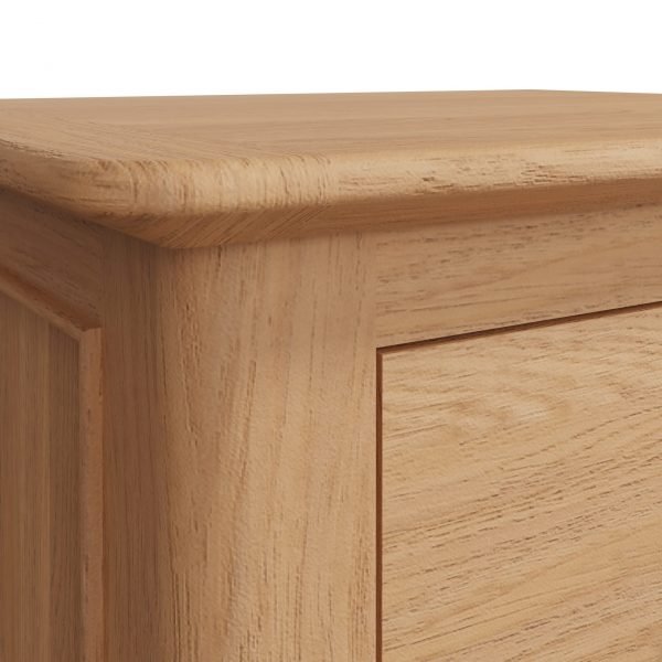 Katarina Oak Large Bedside Table edge scaled