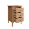 Katarina Oak Large Bedside Table open scaled