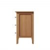 Katarina Oak Large Bedside Table side scaled