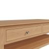 Katarina Oak Large Coffee Table drawer scaled
