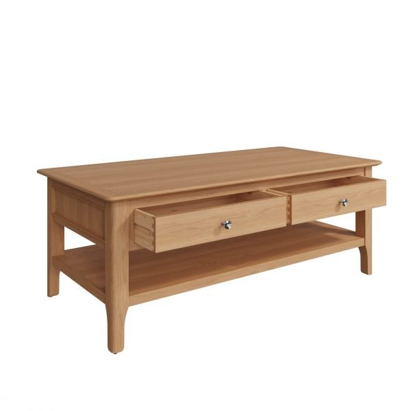 Katarina Oak Large Coffee Table open scaled