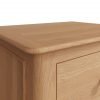 Katarina Oak Narrow Chest of Drawers edge scaled