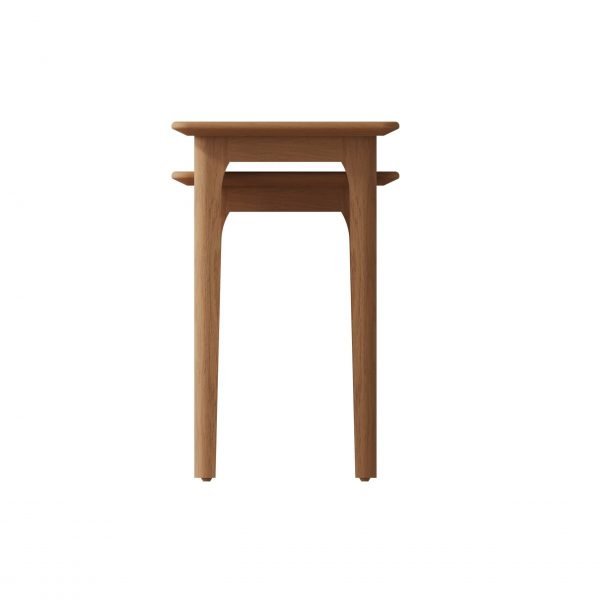 Katarina Oak Nest of 2 Tables side scaled