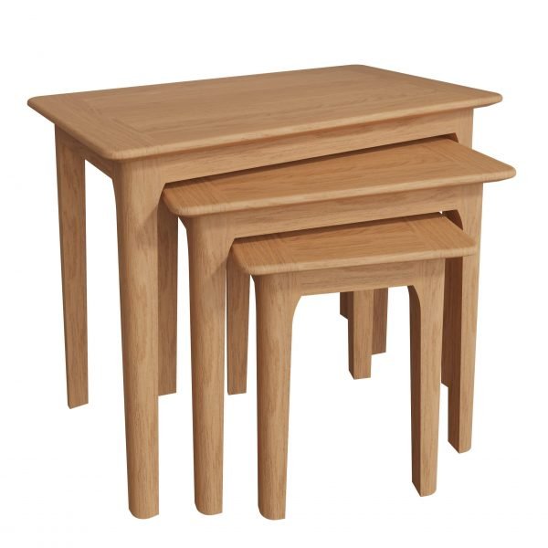 Katarina Oak Nest of 3 Tables open scaled