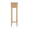 Katarina Oak Plant Stand Lamp Table front scaled
